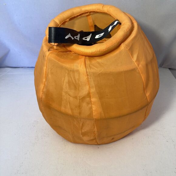 Vintage Halloween Gemmy Nylon And Metal Spring Candy Bucket Basket 8” - Picture 5 of 7